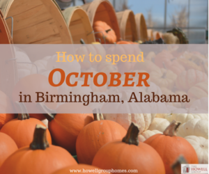 How to Celebrate October in the Birmingham Area